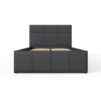 End Lift Ottoman Bed Black