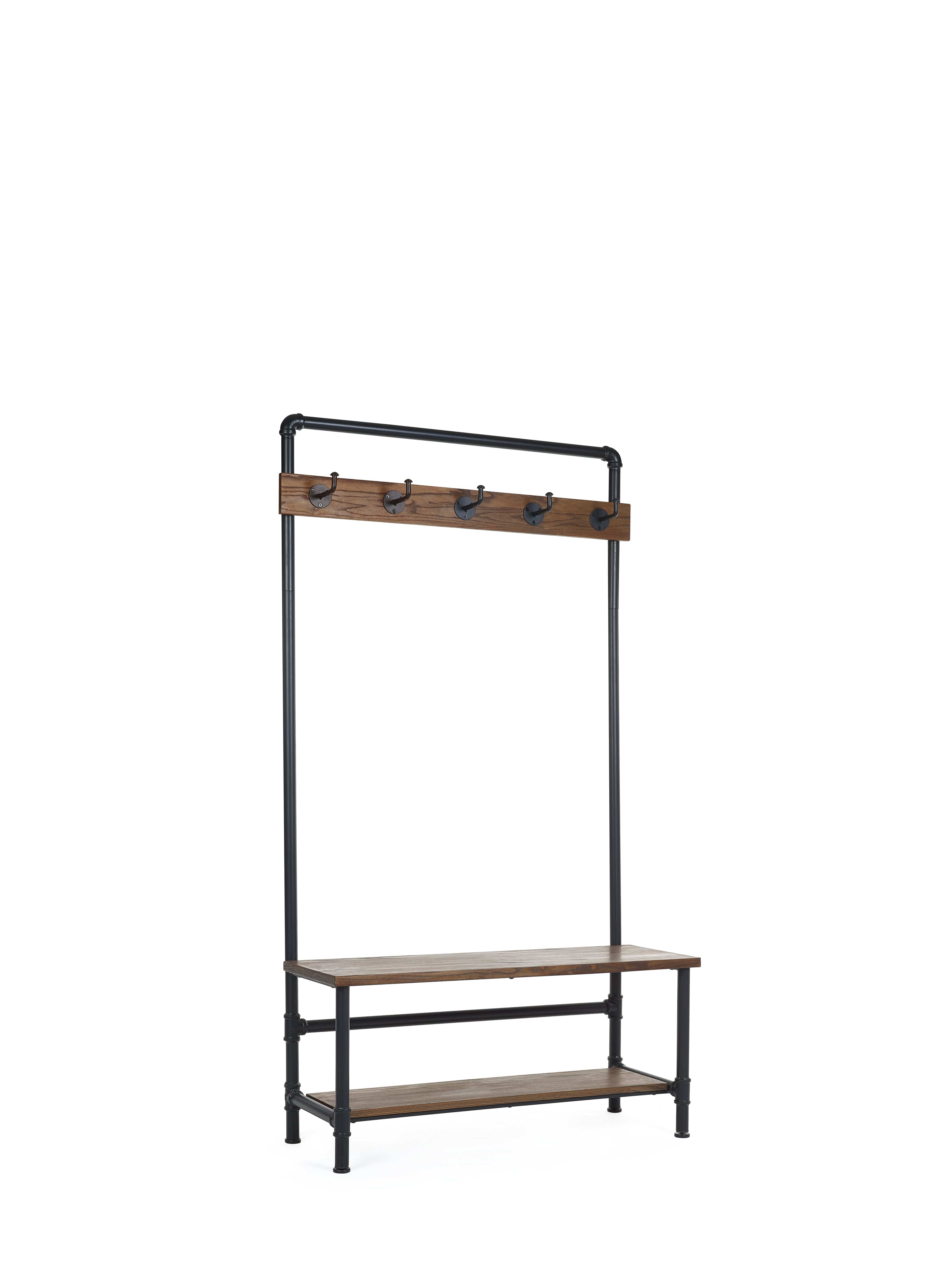 Julian Bowen Hallway Unit Boston Hallway Stand With Bench Bed Kings