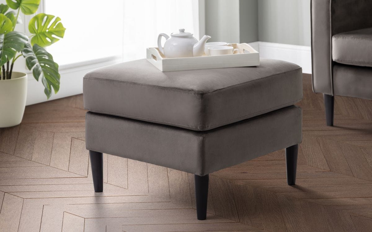 Hayward Ottoman - Grey