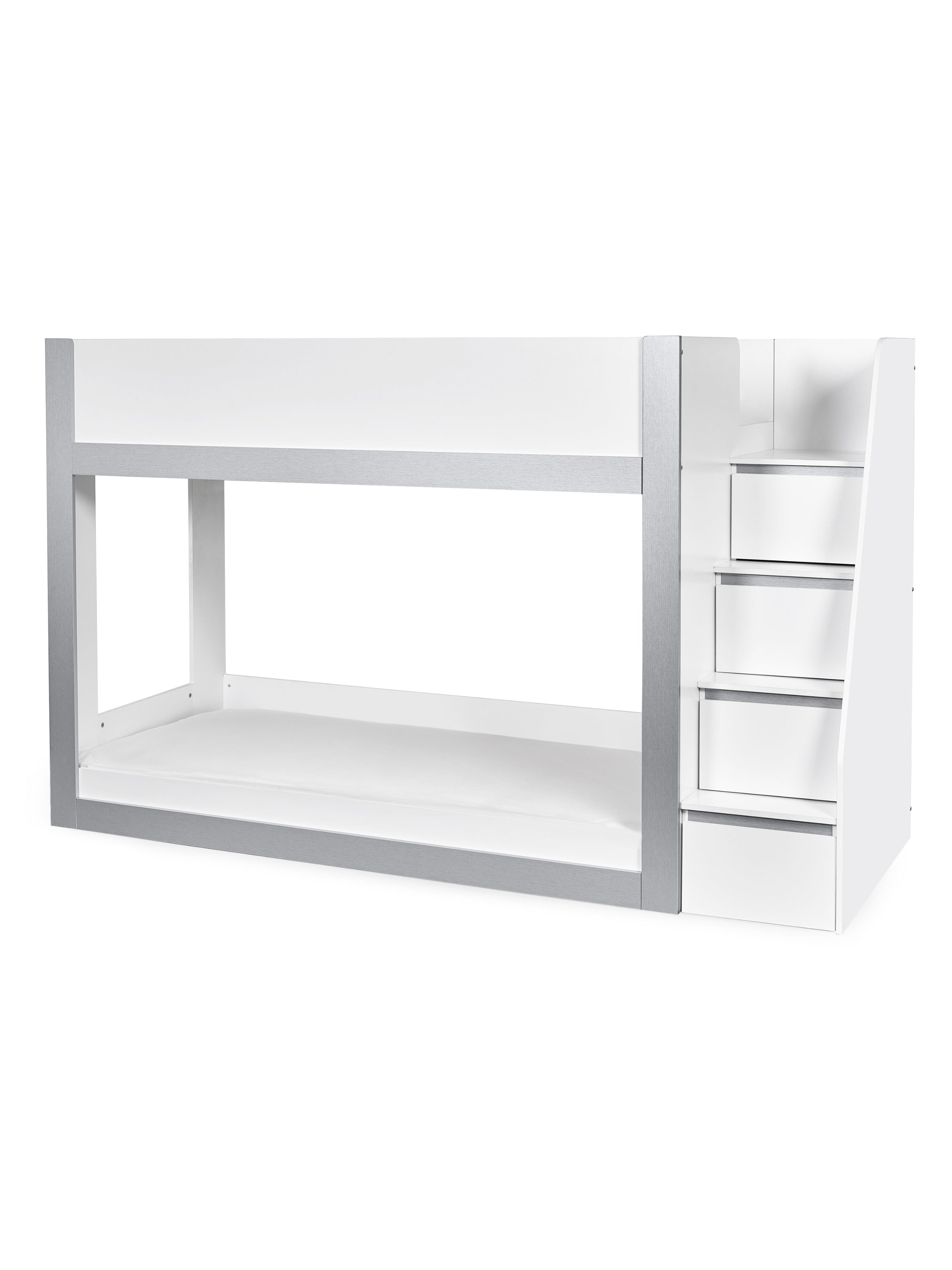 Gaia Bunk Bed - White and Silver