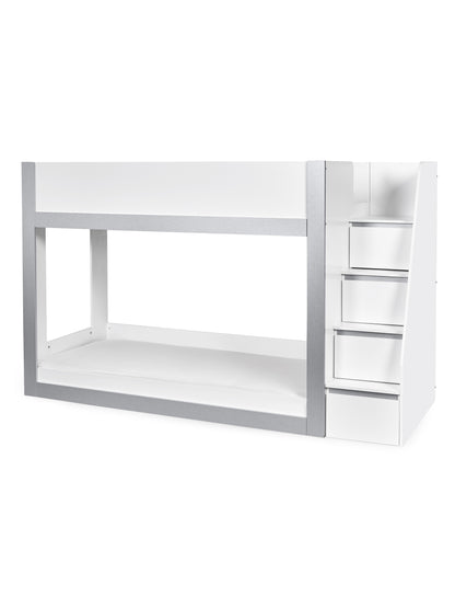 Gaia Bunk Bed - White and Silver