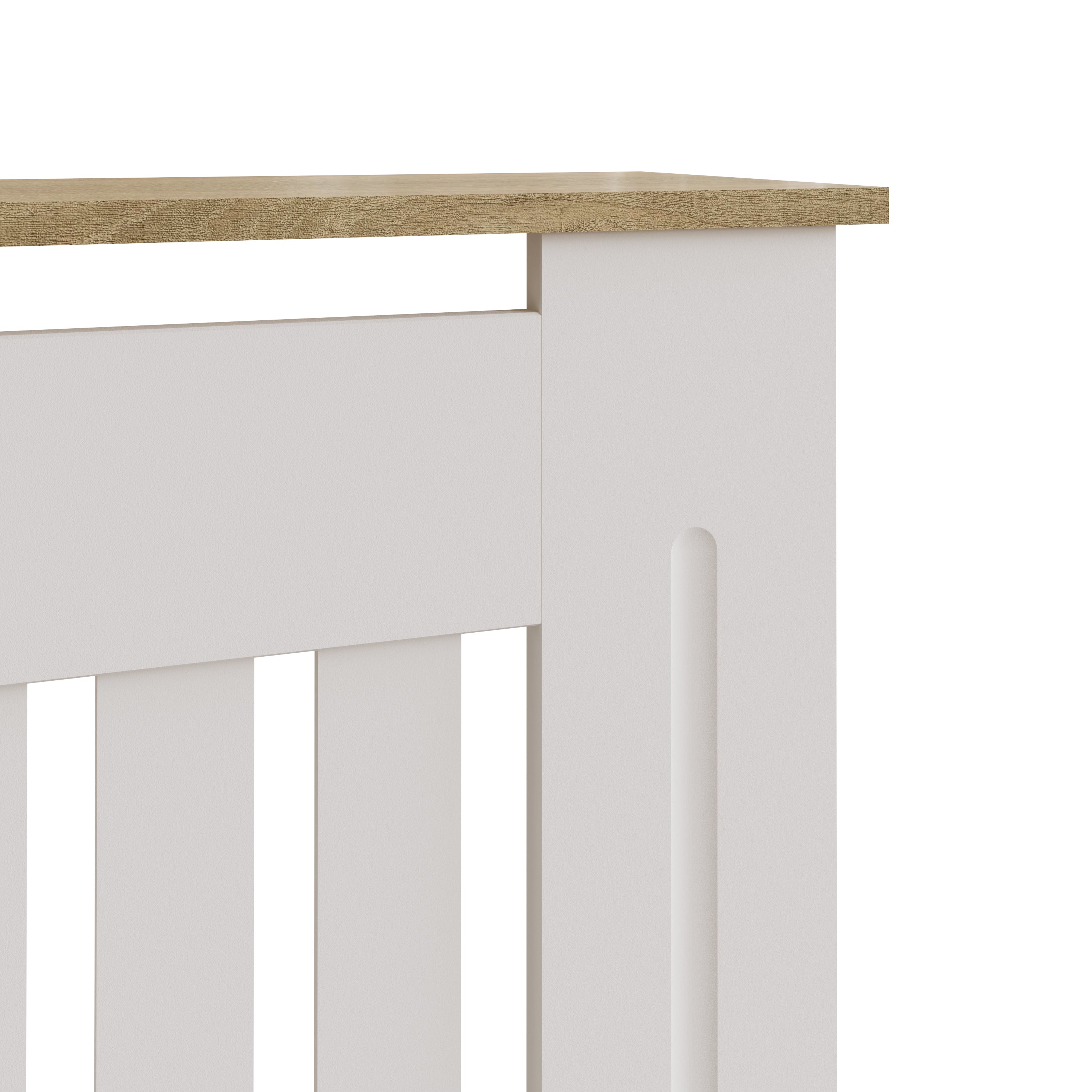 Longslow Radiator Cover Small White