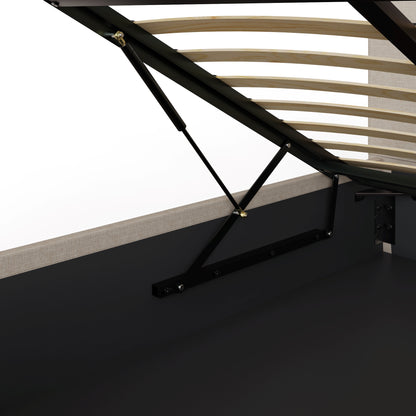 End Lift Ottoman Bed Frame - Natural