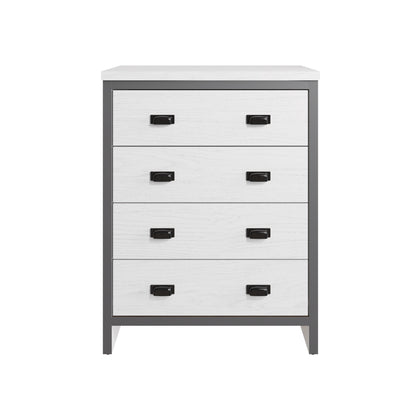 Boston 4 Drawer Chest White