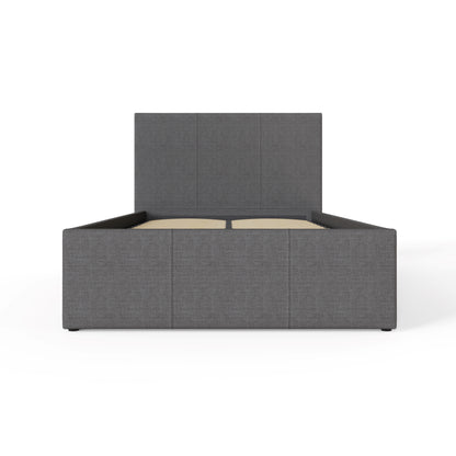 End Lift Ottoman Bed Grey