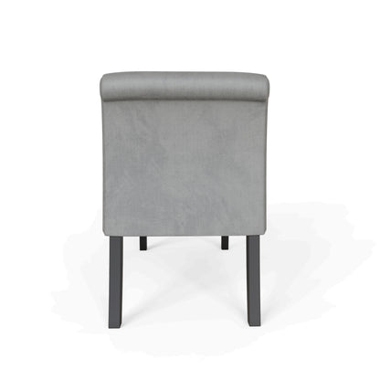 Balmoral Window Seat Grey Chenille