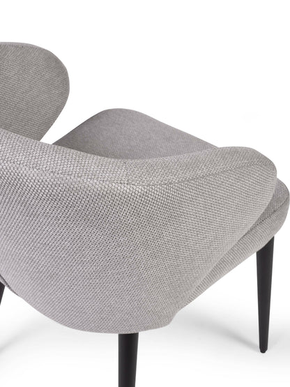 Marcus Light Grey Fabric Dining Chairs (Set of 2)