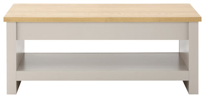 Lancaster Lift Up Coffee Table Grey