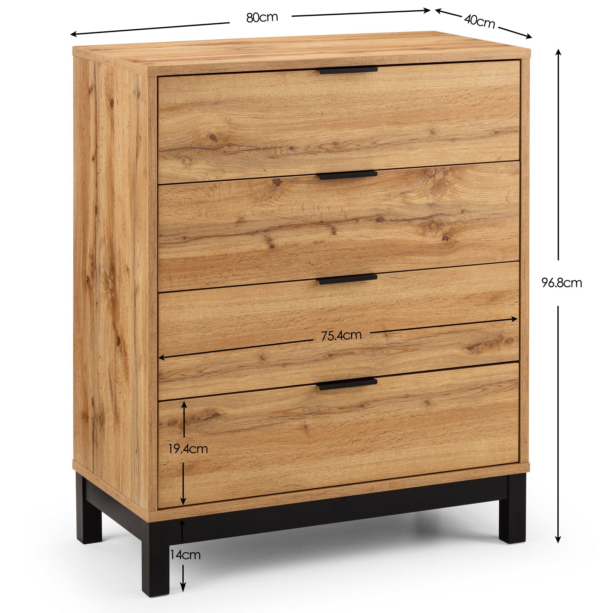 Bali 4 Drawer Chest