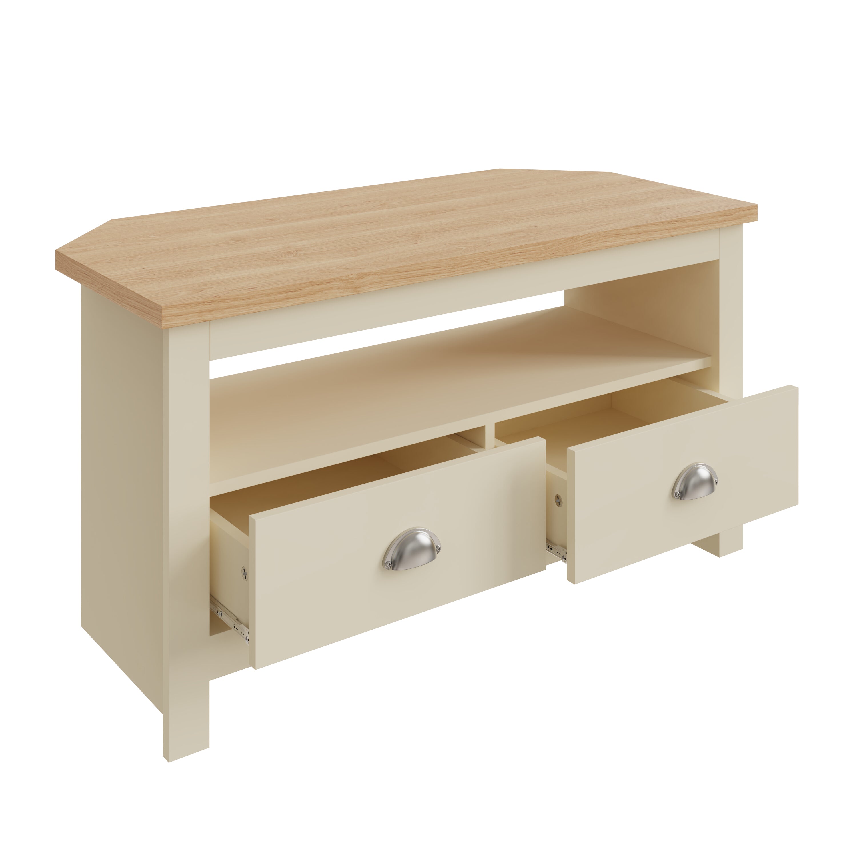 Lancaster Corner TV Unit Cream