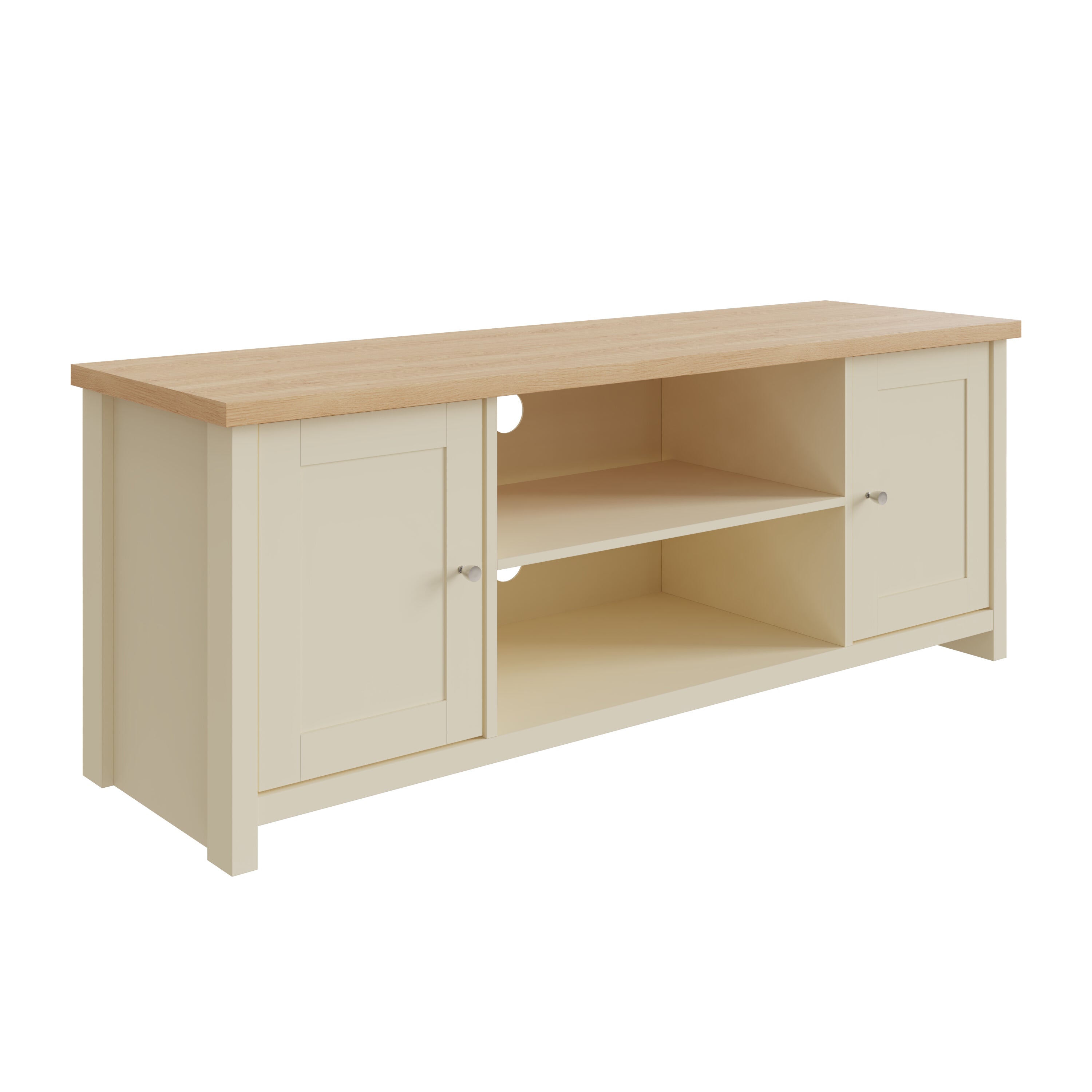 Lancaster Large TV Cabinet Cream