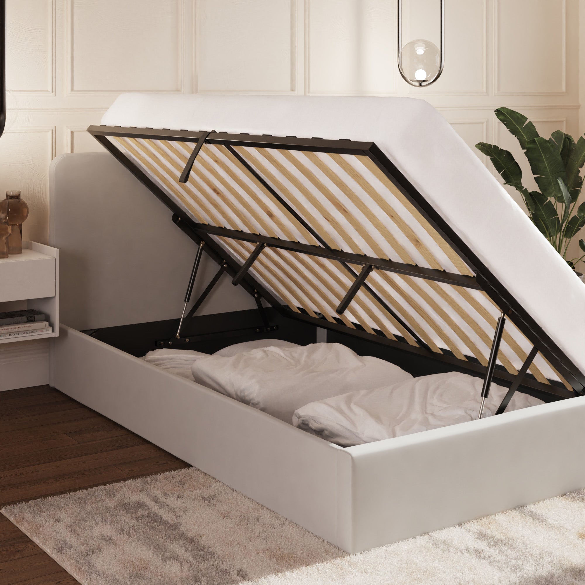 Chiswick Ottoman Bed frame - Soft Grey