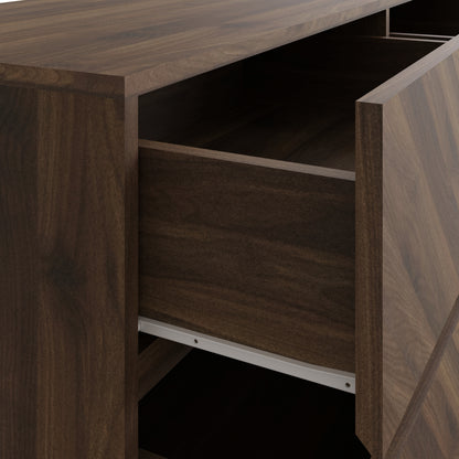 Catania 3+3 Drawer Chest Royal Walnut