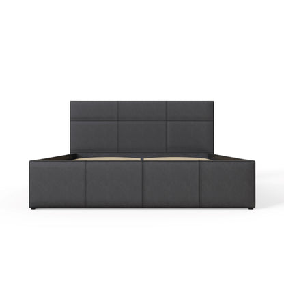 End Lift Ottoman Bed Black