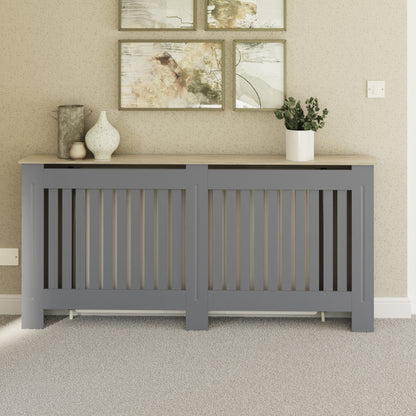 Longslow Radiator Cover Extra Large Grey