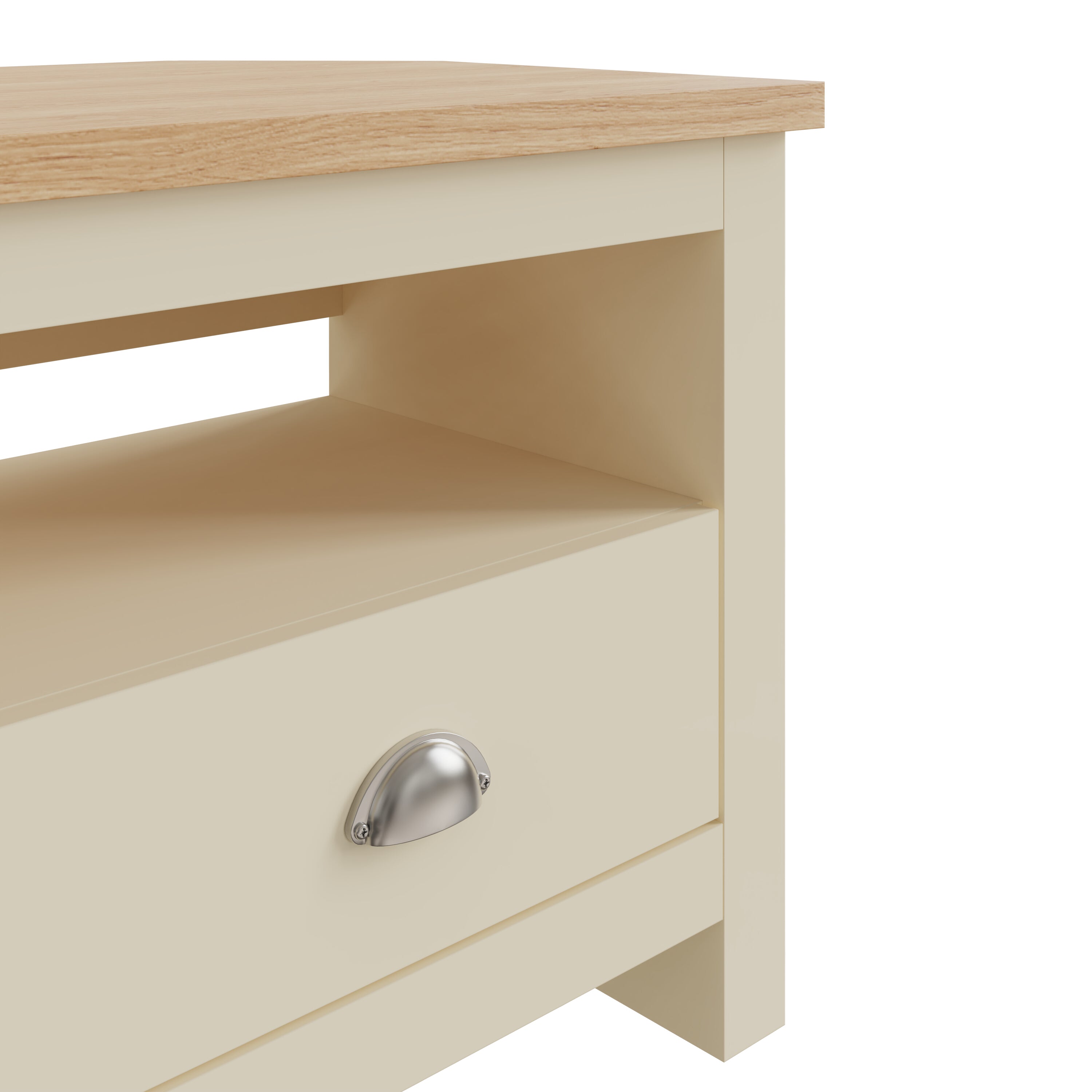 Lancaster Corner TV Unit Cream