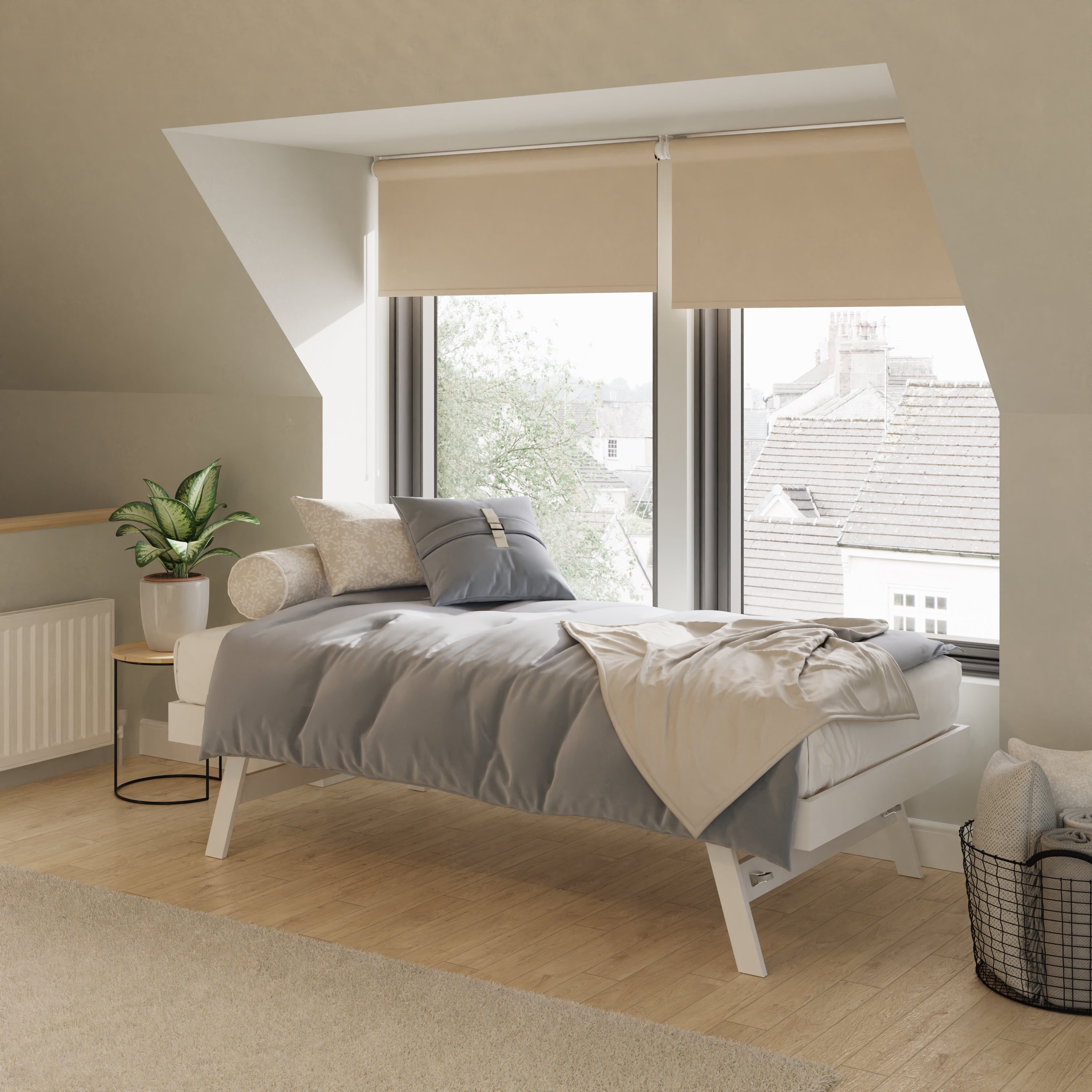 Madrid Wooden Trundle Only White