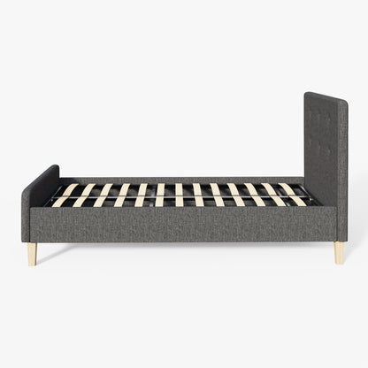 Ashbourne Fabric Upholstered Bed Grey