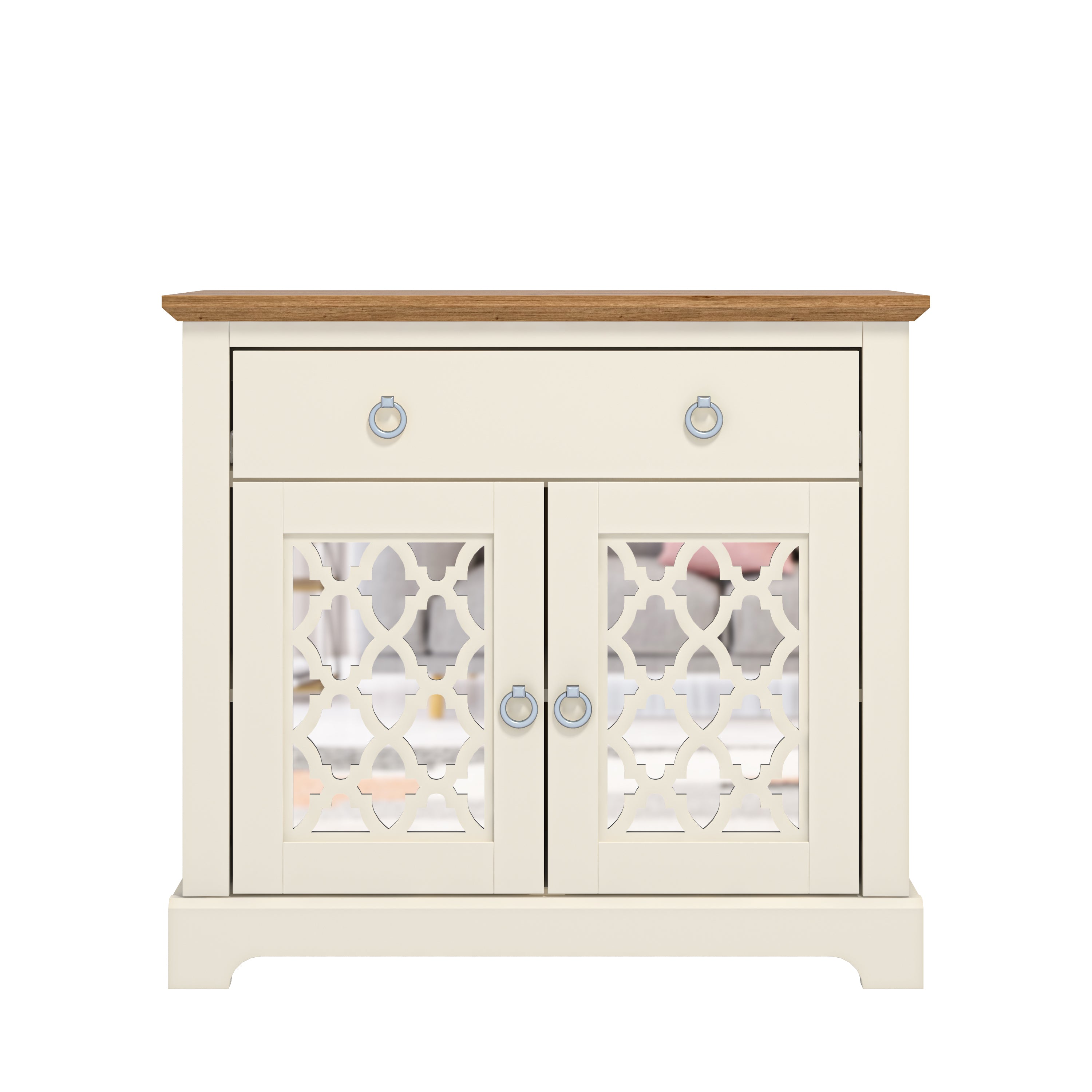 Honiton 2 Door 1 Drawer Sideboard Ivory