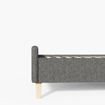 Ashbourne Fabric Upholstered Bed Grey