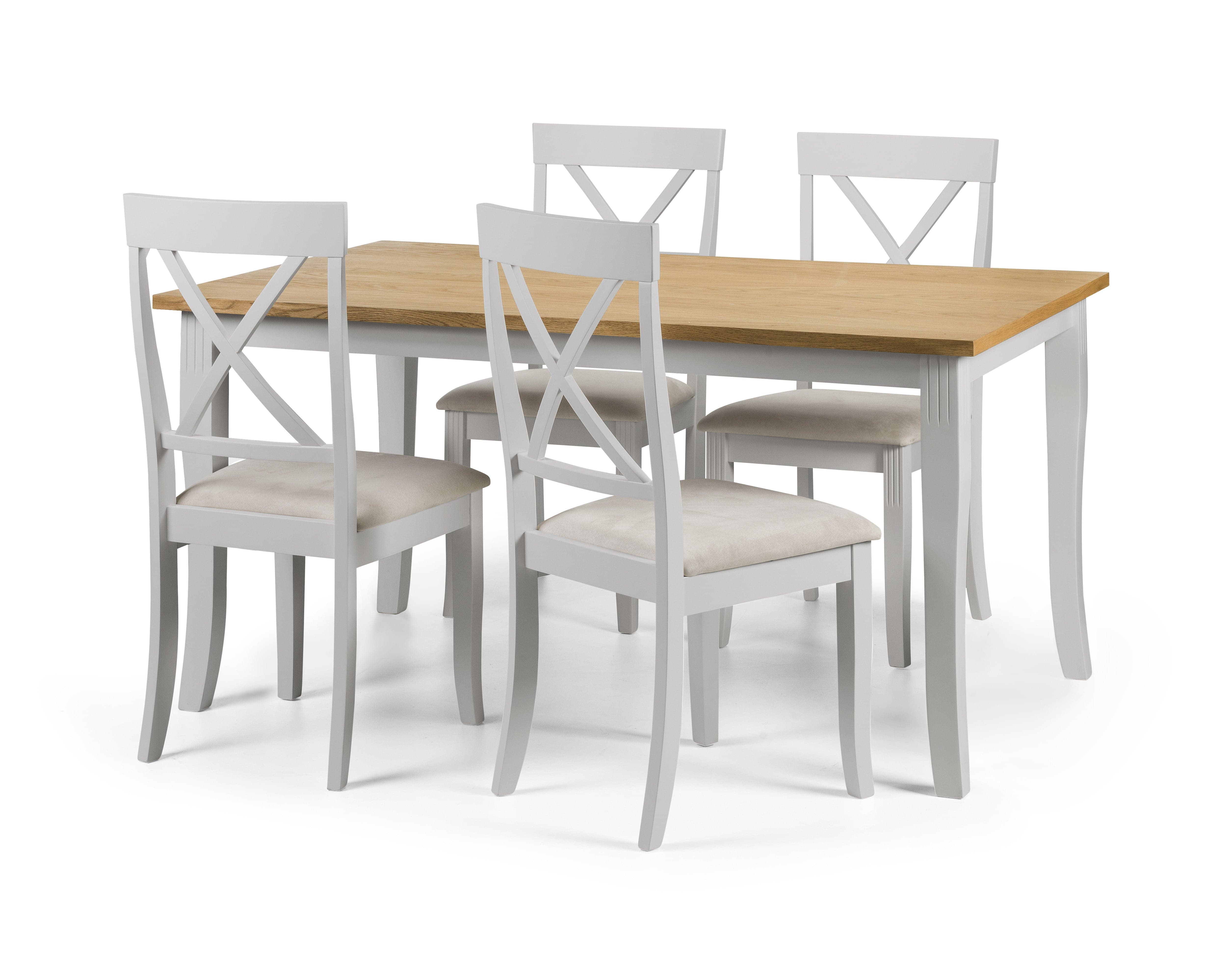 Davenport Oak/Elephant Grey Dining Table