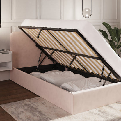 Chiswick Ottoman Bed Frame - Soft Pink