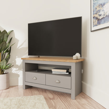 Lancaster Corner TV Unit Grey