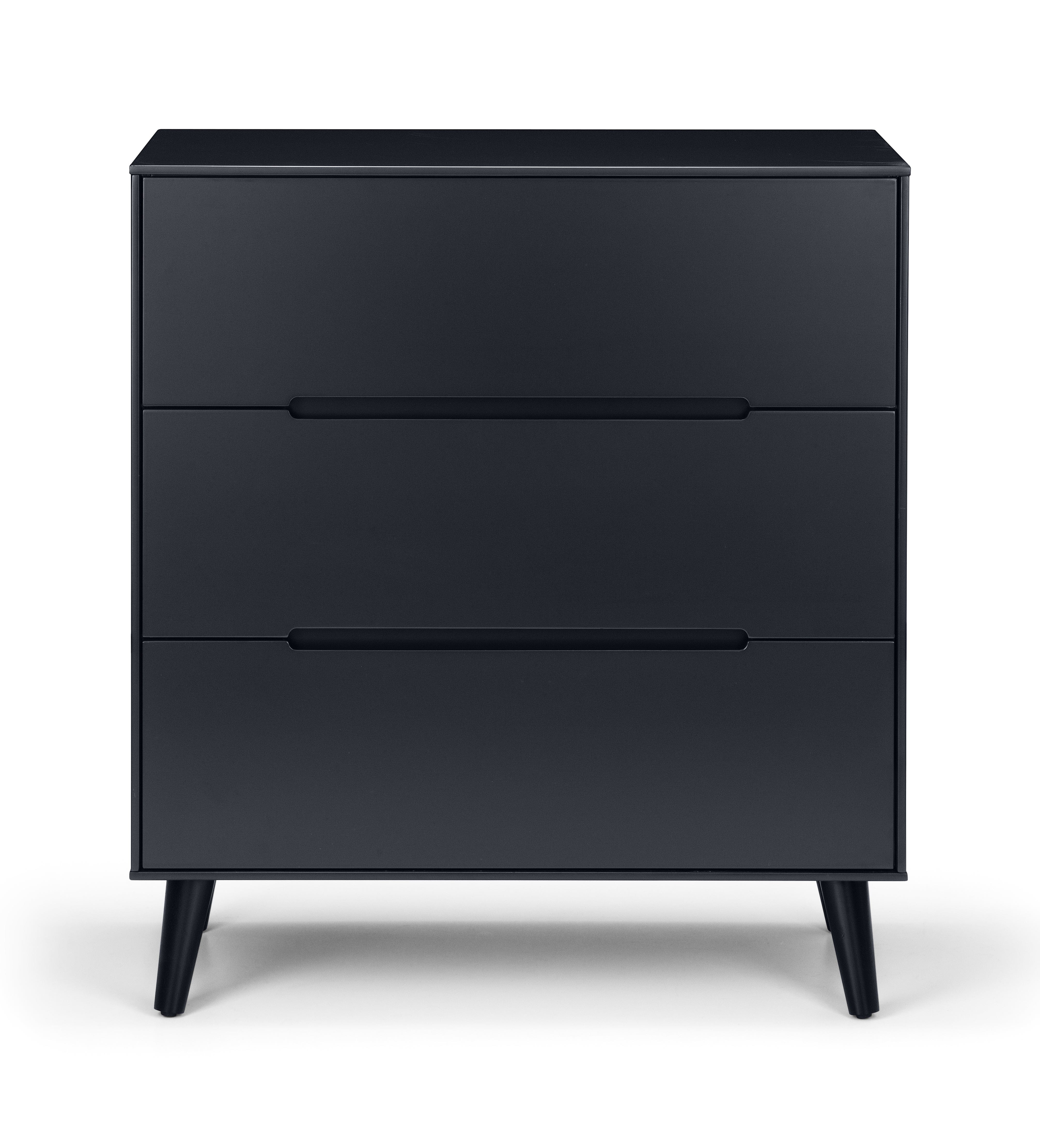 Alicia 3 Drawer Chest - Anthracite