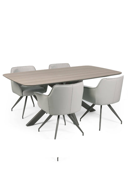 Noah Ivory Fabric Dining Chair