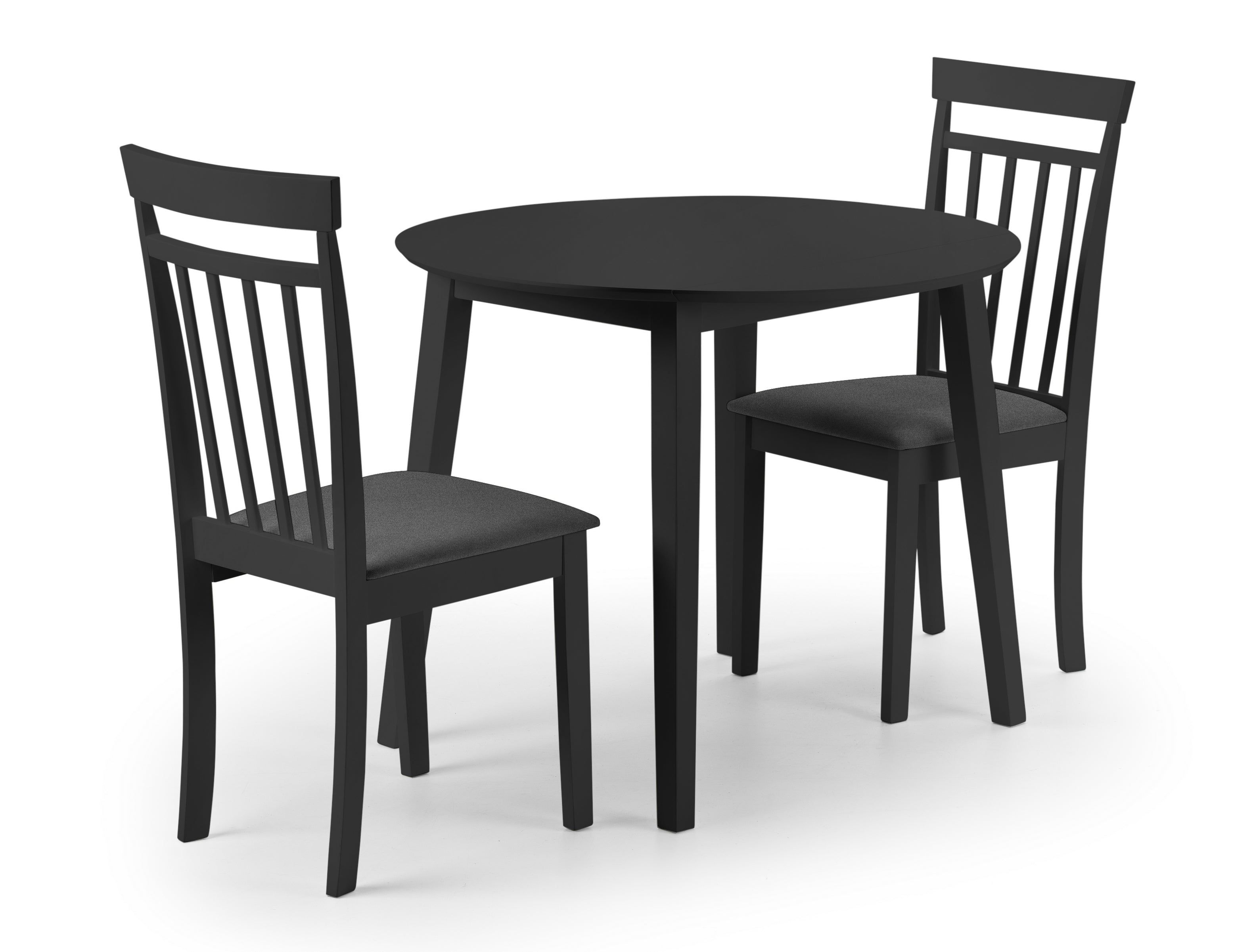 Coast Black Dining Chairs (Set of2)