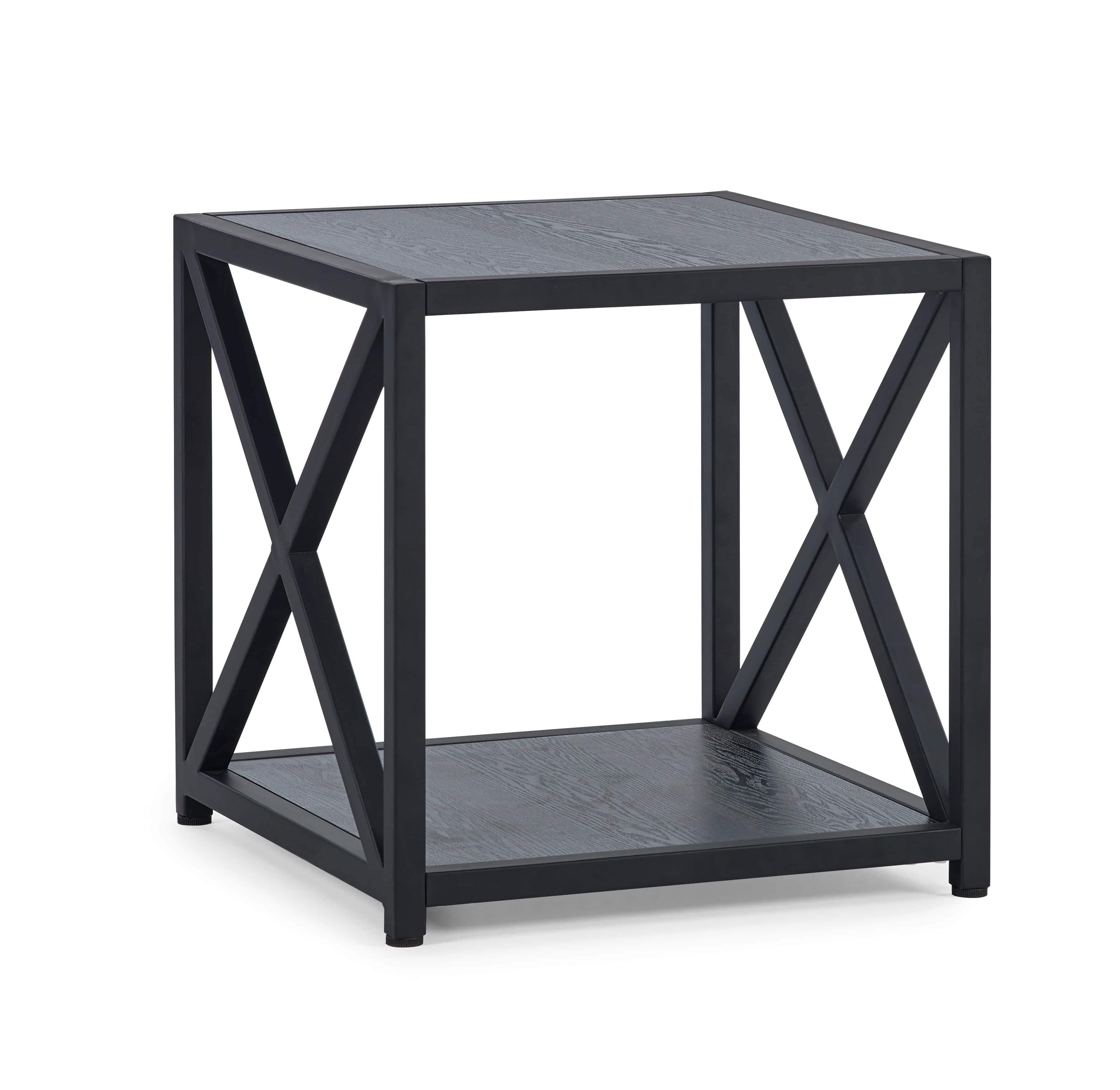 Julian Bowen Lamp Table Lima Lamp Table - Black Ash Bed Kings