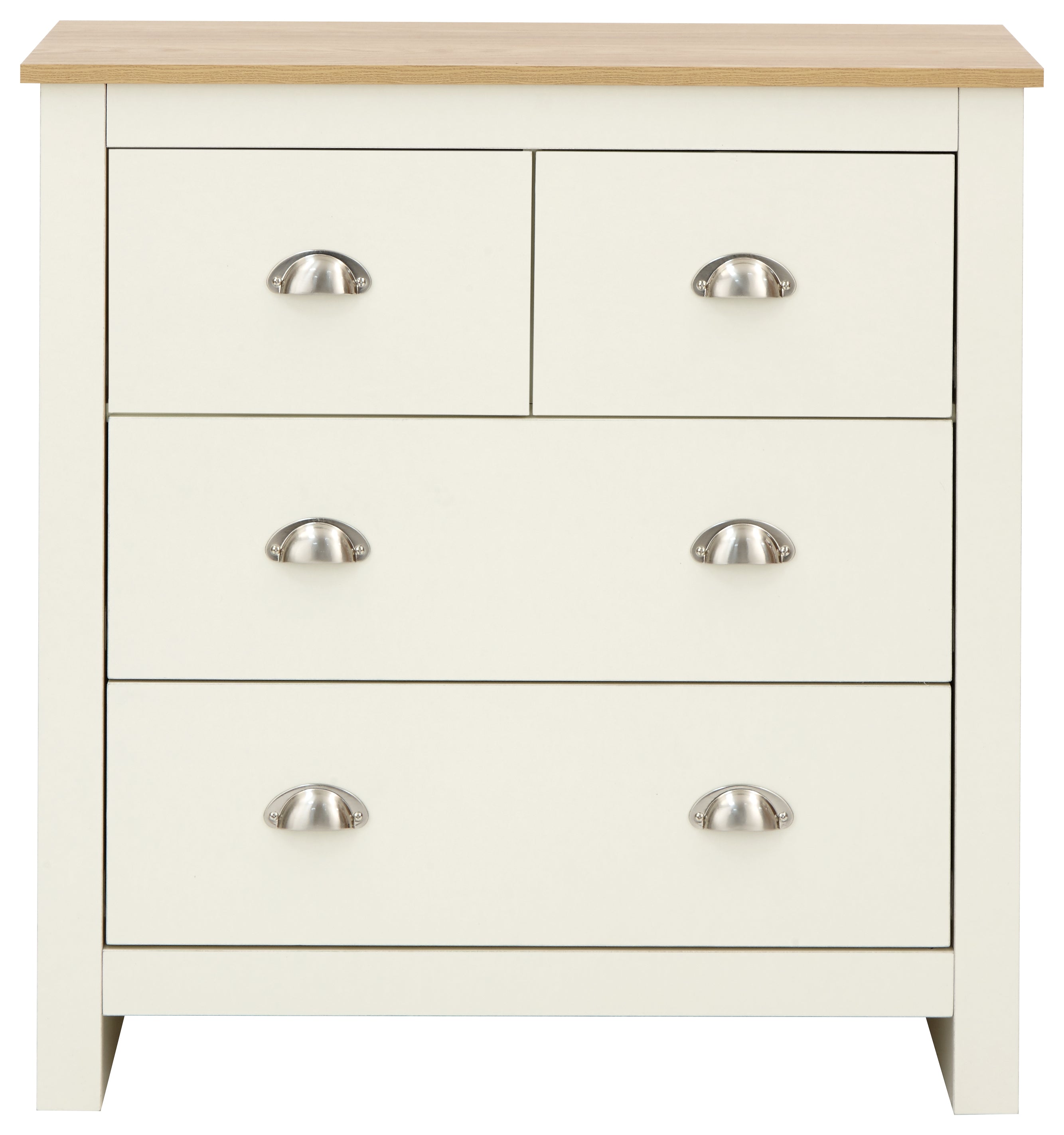 Lancaster 2+2 Drawer Chest Cream