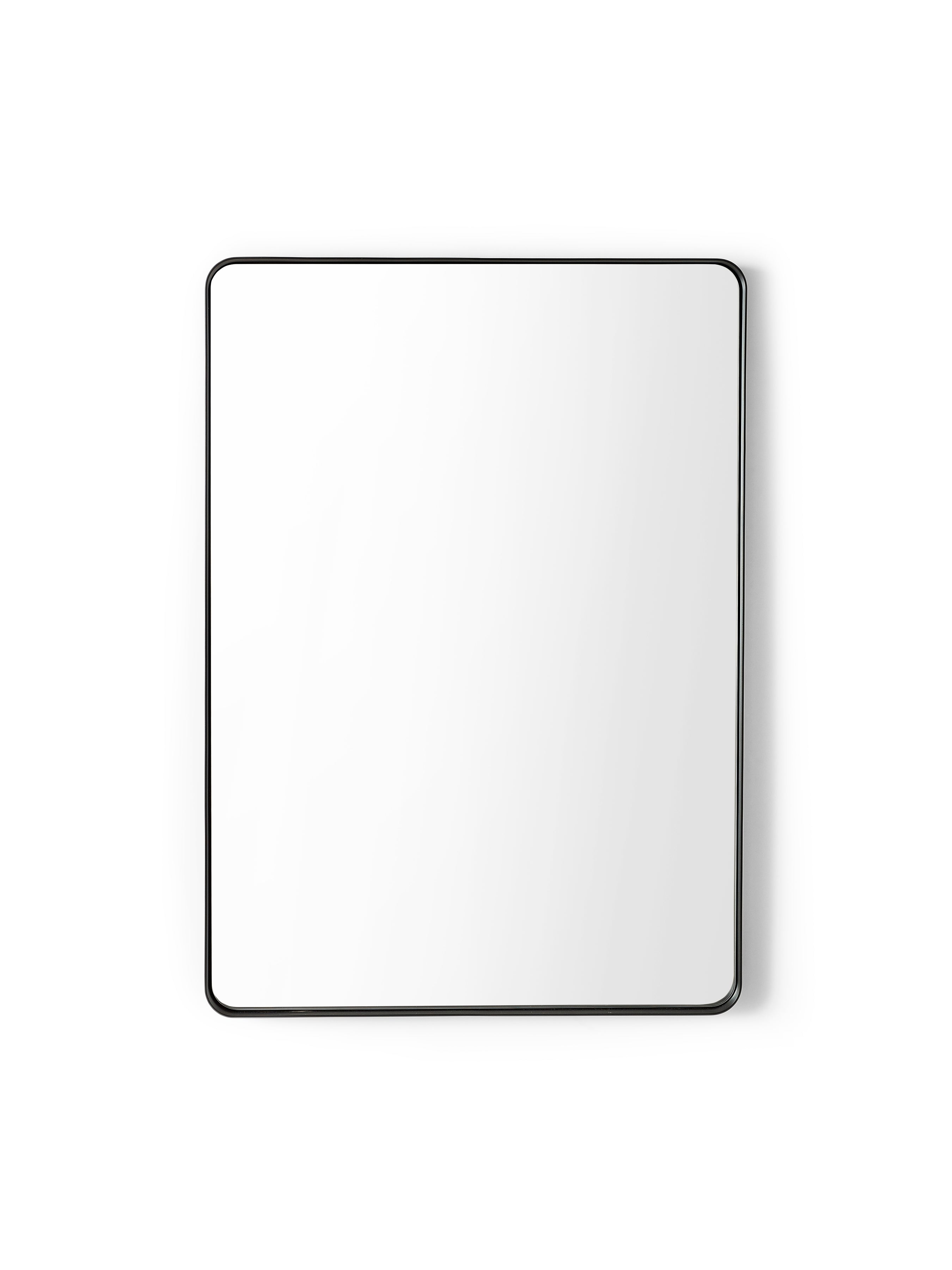 Jaya Black Frame Rectangular Wall Mirror