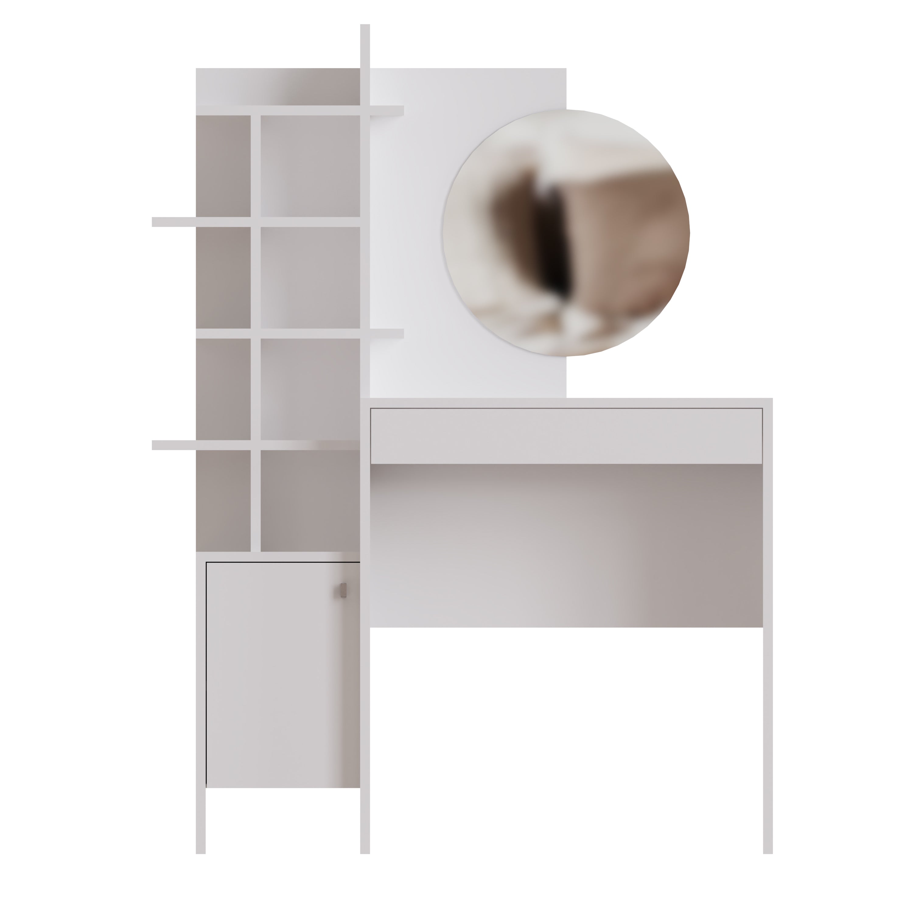 Freyja Dressing Table White/White
