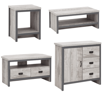 GFW Living Room Set Boston 4 Piece Living Room Set - Corner Bed Kings