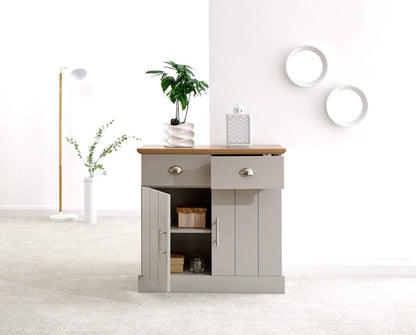 GFW Living Room Set Kendal 3 Piece Living Room Set Grey Bed Kings