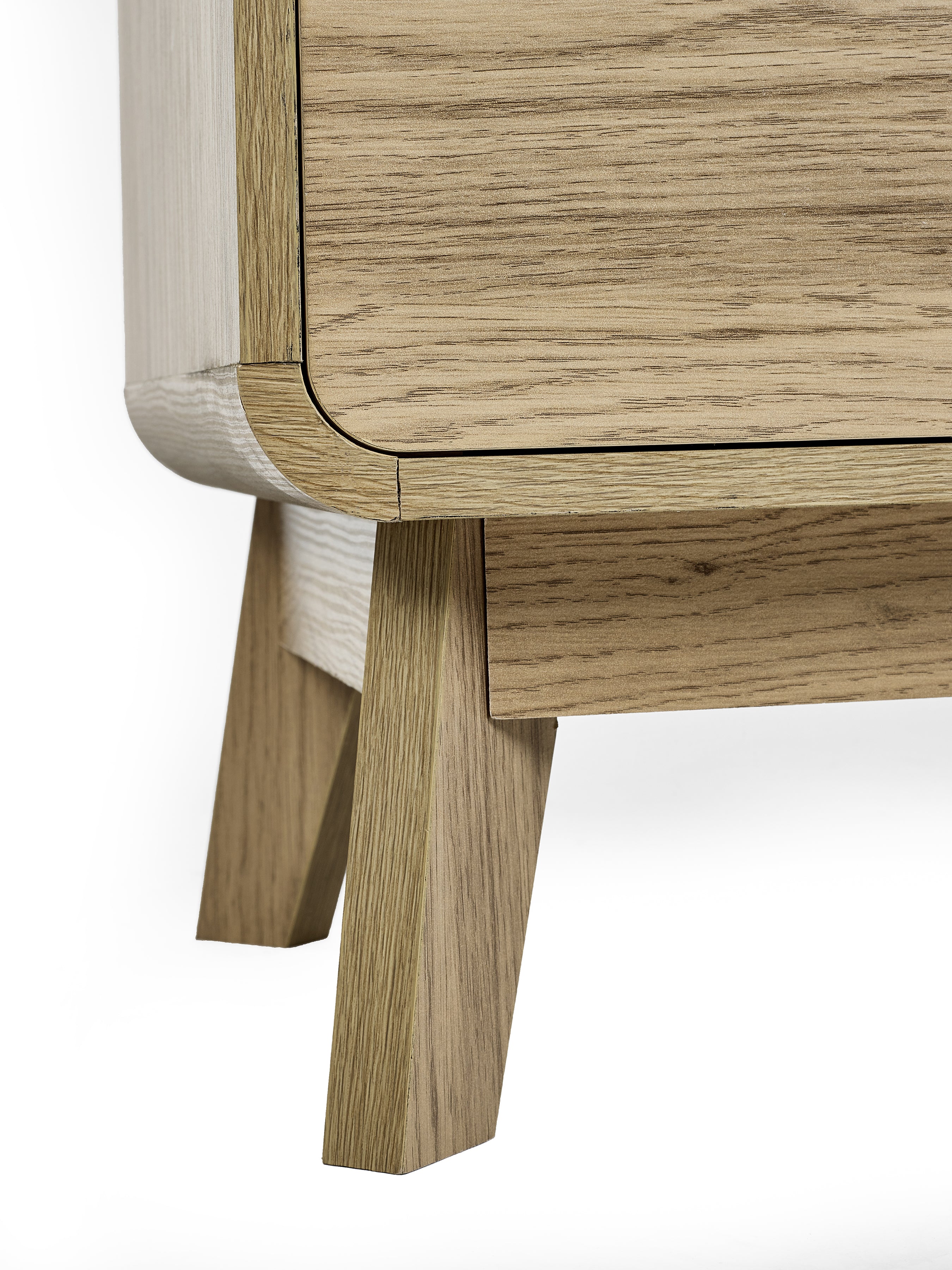 Ingrid 2 Drawer Bedside Oak
