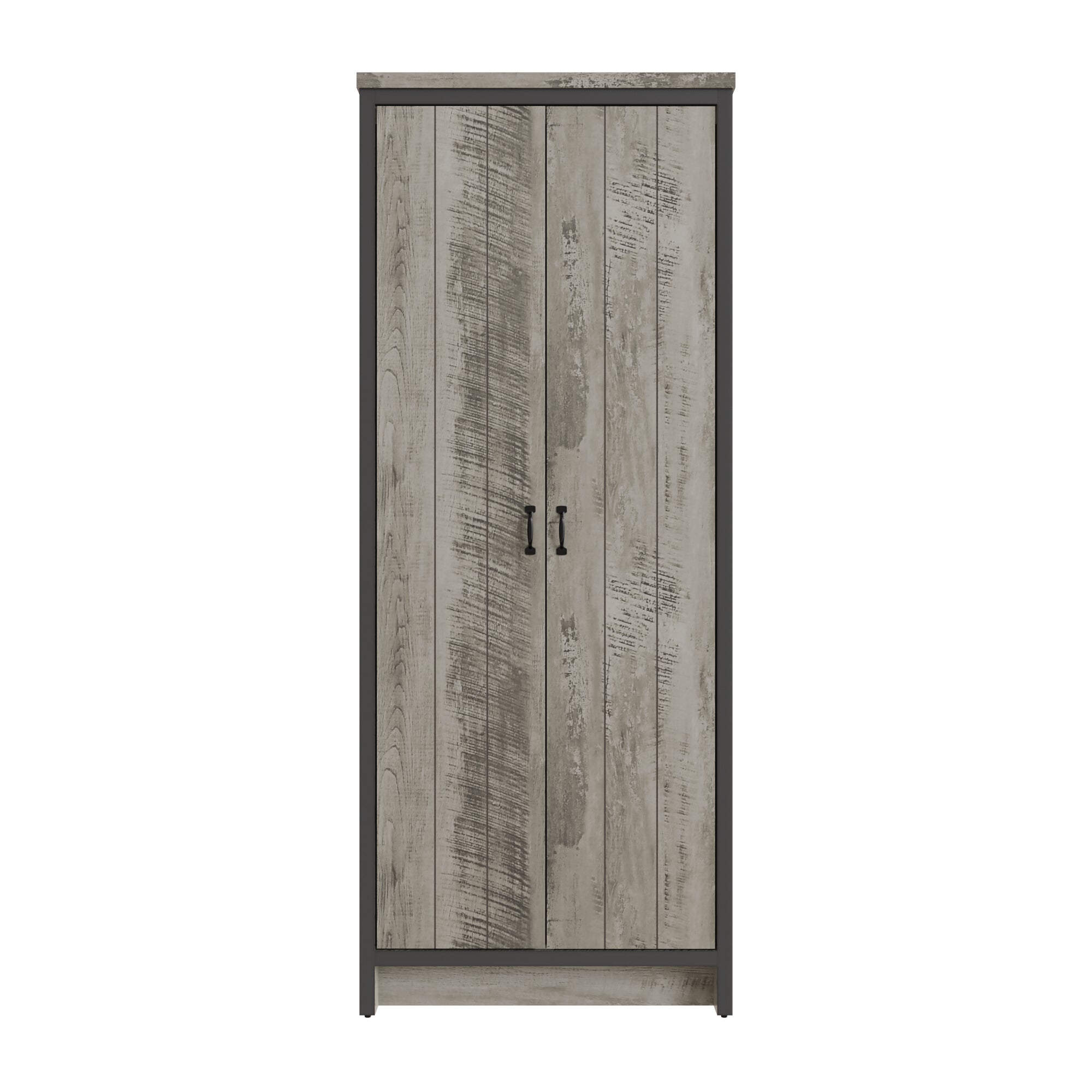 Boston 2 Door Wardrobe Grey