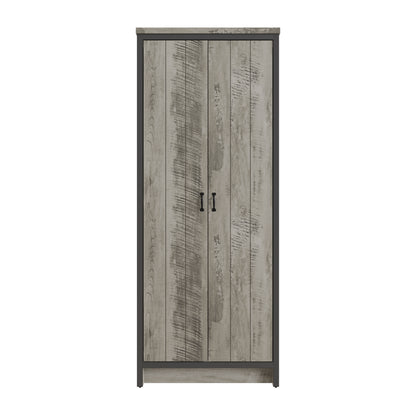 Boston 2 Door Wardrobe Grey