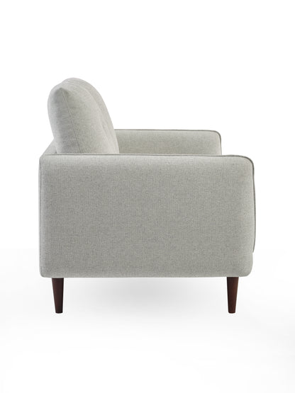 Remy 2 Seater Light Grey Fabric Sofa