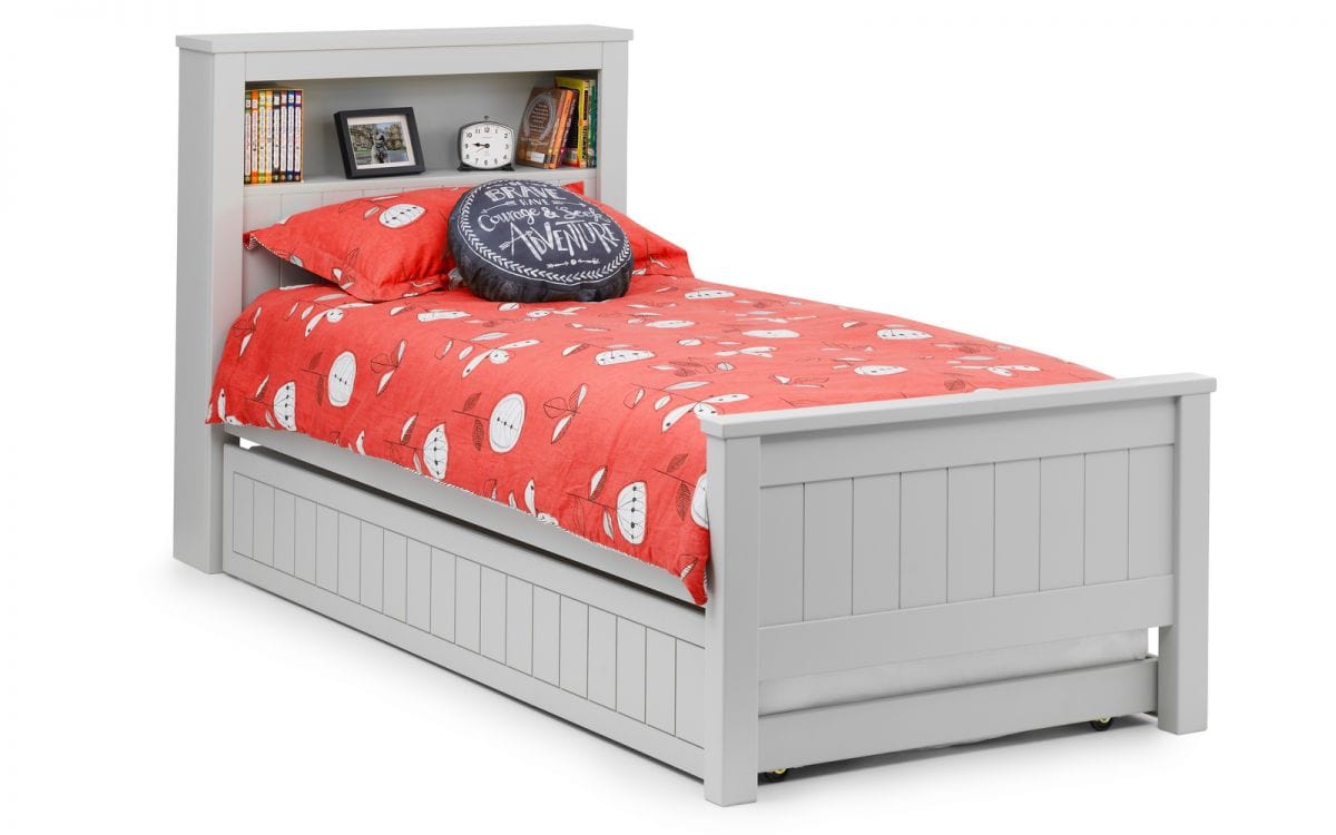 Maine Bookcase Bed Dove Grey