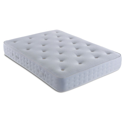 Bed Kings Mattress Single 90cm 3ft / 1000 Pocket Springs (Softer) / Tufted Luxury Pocket Spring Mattress Bed Kings