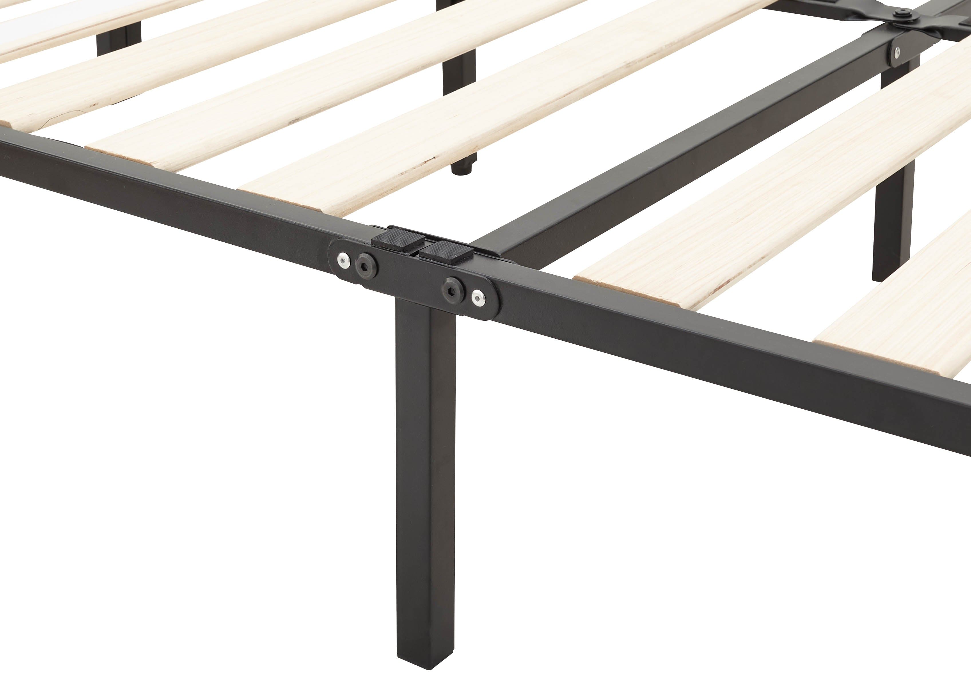 GFW Metal Bed Kore Bed Frame  Black - GFW Bed Kings