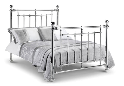Julian Bowen Metal Bed Empress Chrome Bed Metal Bed - Chrome Plated Bed Kings