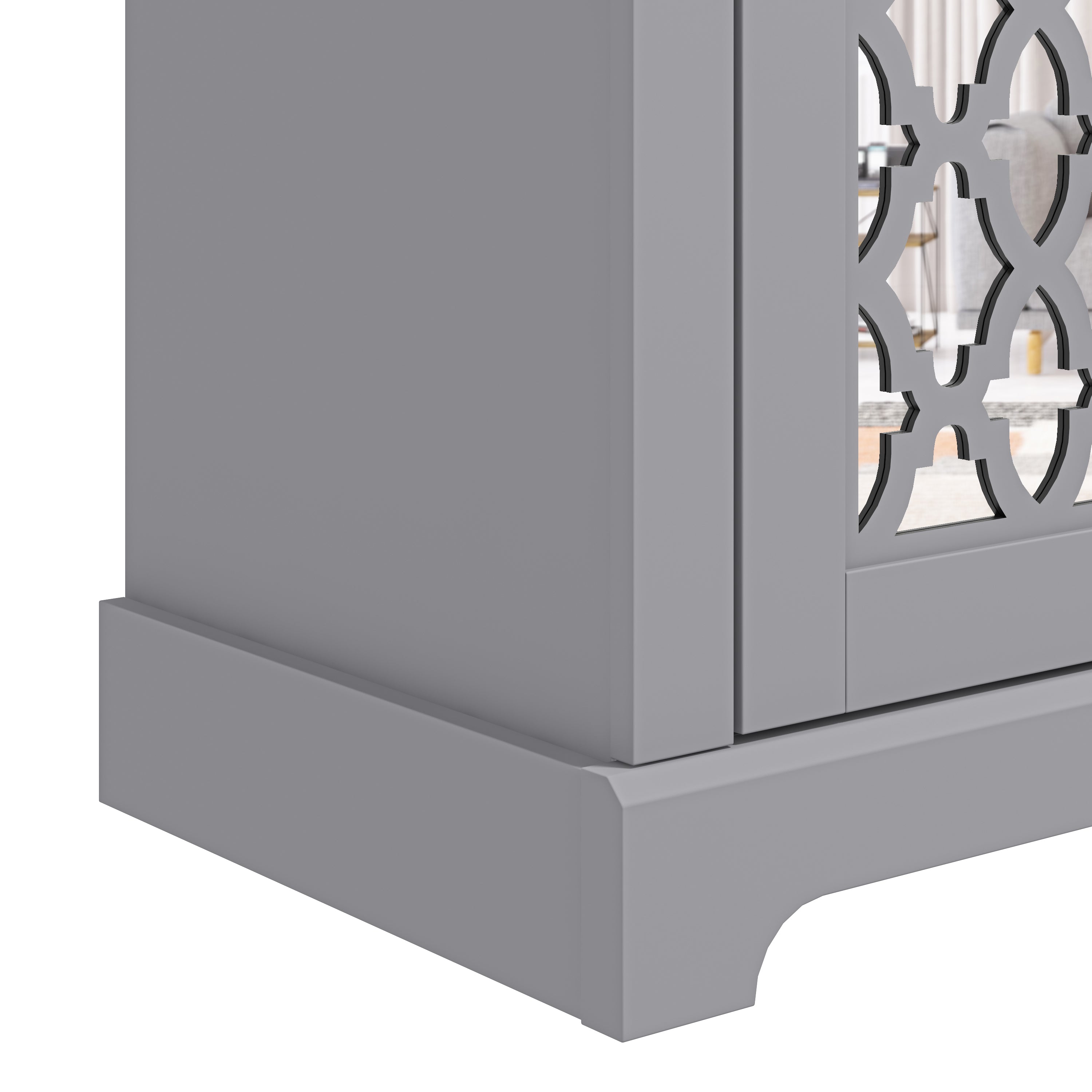 Honiton 2 Door 1 Drawer Sideboard Grey