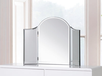 Julian Bowen Mirror Canto Curved Dressing Table Mirror Bed Kings