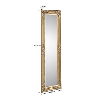 Julian Bowen Mirror Palais Gold Dress Mirror Bed Kings