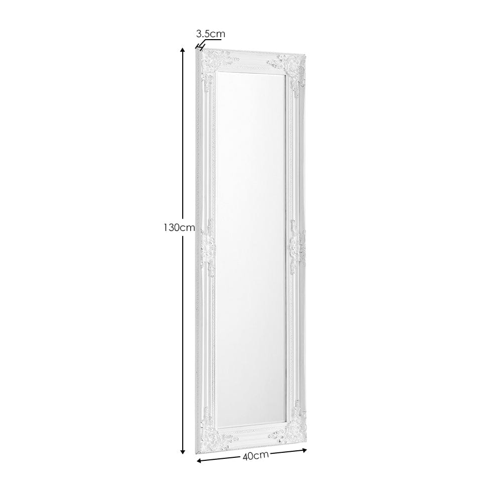 Julian Bowen Mirror Palais White Dress Mirror Bed Kings