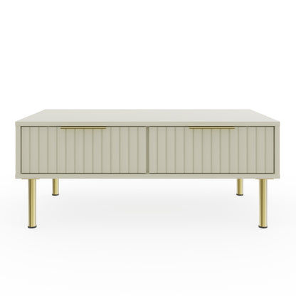 Nervata Coffee Table Ivory
