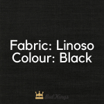 Bed Kings mw_product_option Black - Linoso Fabric Choose Your Fabric & Colour Bed Kings